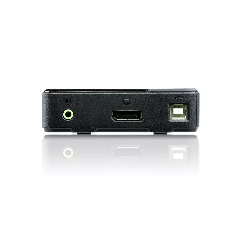 ATEN 2 prievadų USB 4K DisplayPort 1.2 KVM komutatorius (su KVM kabeliais)