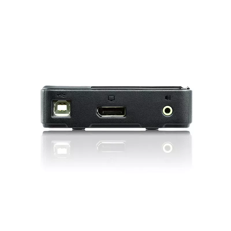 ATEN 2 prievadų USB 4K DisplayPort 1.2 KVM komutatorius (su KVM kabeliais)