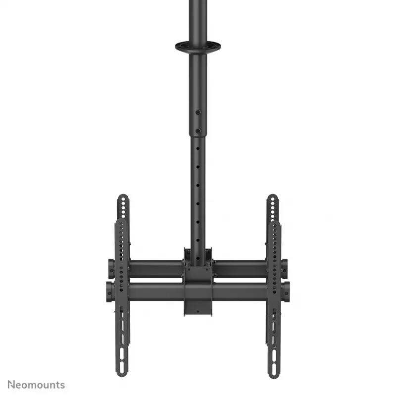 Neomounts NM-C440DBLACK Dvigubas monitoriaus/TV laikiklis luboms 32-60 colių - aukštis 56-91 cm