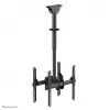 Neomounts NM-C440DBLACK Dvigubas monitoriaus/TV laikiklis luboms 32-60 colių - aukštis 56-91 cm