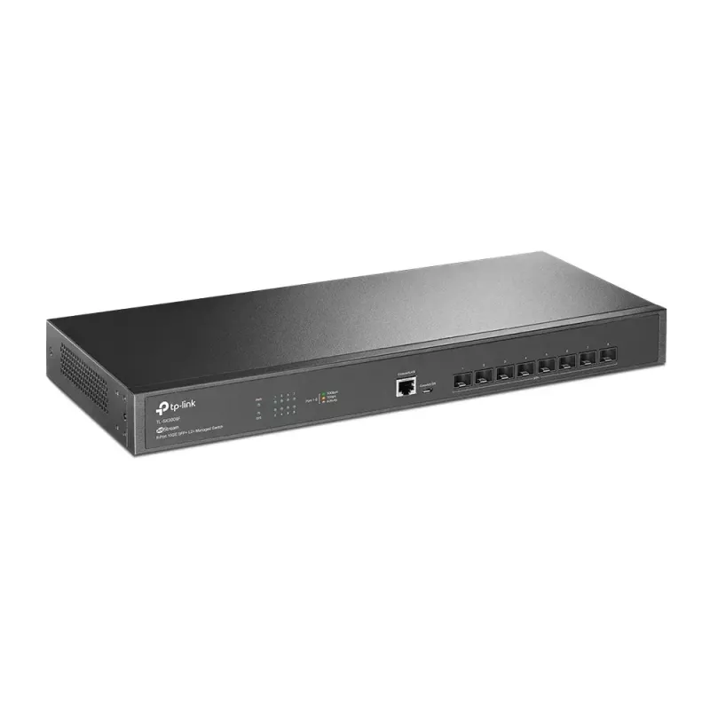 TP-Link Omada 8 prievadų 10GE SFP+ L2+ valdomas jungiklis