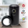 Adler AD 4446bg kavamalė su šlifavimo diskais — 150 W, 75 g pupelių talpykla, nerūdijančio plieno šlifavimo diskai, mygtuko valdymas, juoda