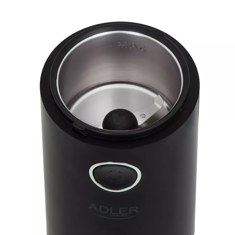 Burr grinder Adler AD4446BS — 150 W, stainless steel burrs, 75 g bean hopper, Juoda