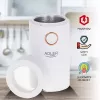 Kavos malūnėlis su plieninėmis gervėmis Adler AD4446WG — elektrinis kavos malūnėlis, nerūdijančio plieno gervės, 75 g talpos indas, 150 W, baltas