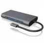 ICY BOX IB-DK4040-CPD Laidinė USB 3.2 Gen 1 (3.1 Gen 1) Type-C dokų stotelė, antracito, juoda