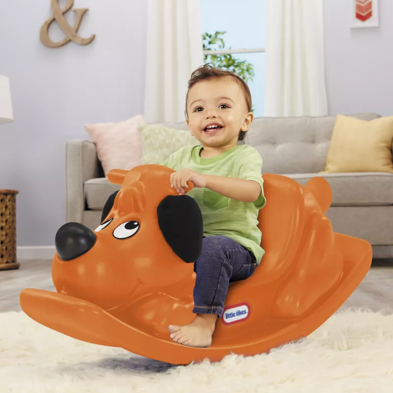 Little Tikes supamasis šuniukas - oranžinis, viengubas, 1 m., plastikinis, oranžinis
