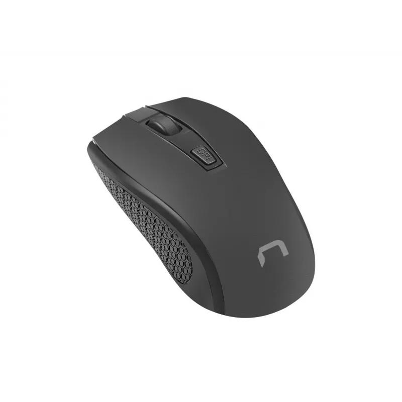 Belaidis optinis pelė NATEC Jay 2 RF — 2.4 GHz, 1600 DPI, abiem rankoms, 4 mygtukai, juoda