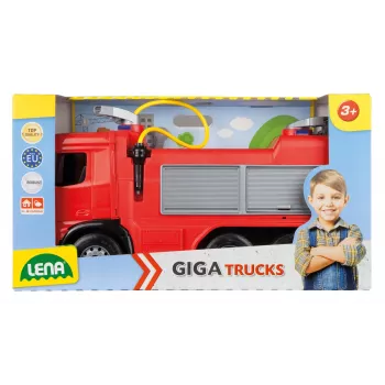 Lena GIGA TRUCKS Važiuojamasis gaisrinis automobilis Arocs, Gaisrinis automobilis, 3 m., Įvairiaspalvis
