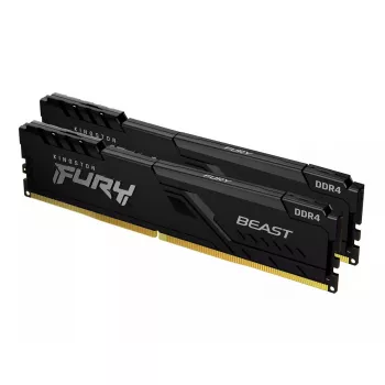 Kingston Technology FURY Beast 64GB 3600MT/s DDR4 CL18 DIMM (2 rinkinys) Juoda