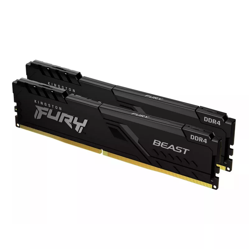 Kingston Technology FURY Beast 64GB 3600MT/s DDR4 CL18 DIMM (2 rinkinys) Juoda