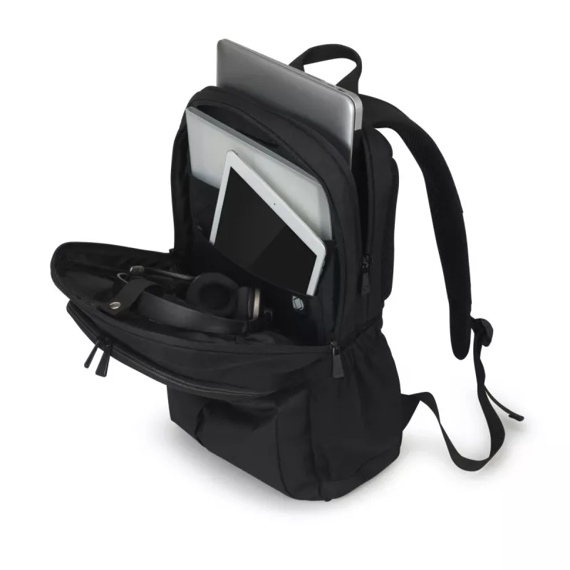 DICOTA Backpack Scale - 13-15,6 col. nešiojamojo kompiuterio kuprinė - juoda / 600d perdirbtas PET