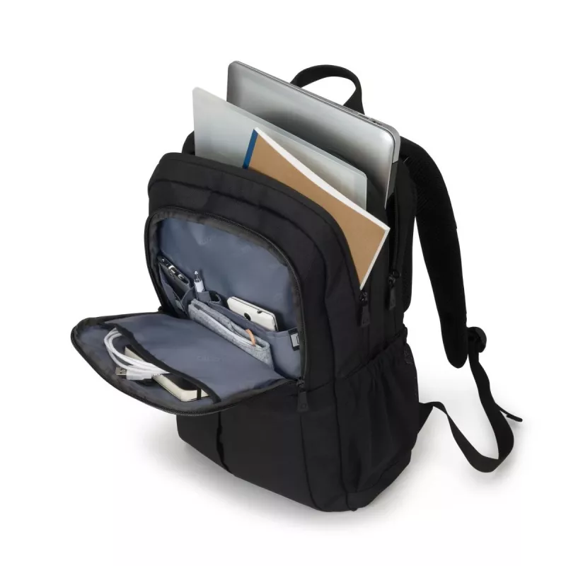 DICOTA Backpack Scale - 13-15,6 col. nešiojamojo kompiuterio kuprinė - juoda / 600d perdirbtas PET