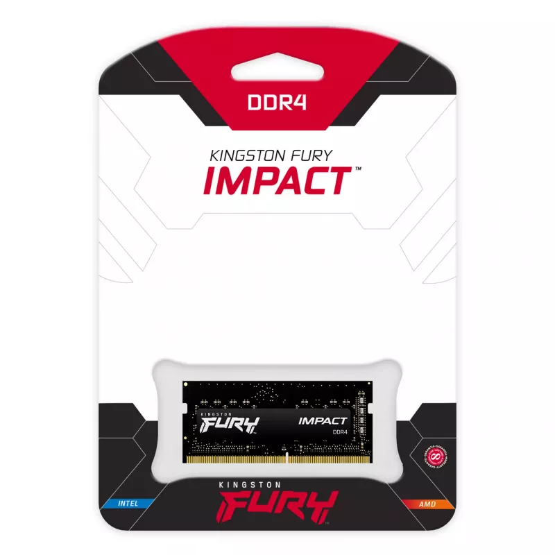 Kingston Technology FURY 16 GB 3200 MT/s DDR4 CL20 SODIMM Impact