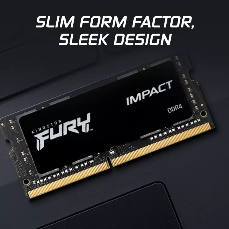 Kingston Technology FURY 16GB 3200MT/s DDR4 CL20 SODIMM (2 vnt. rinkinys) Impact