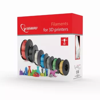 3D spausdinimo medžiaga ABS Gembird 3DP-ABS1.75-01-TR Balta 1 kg