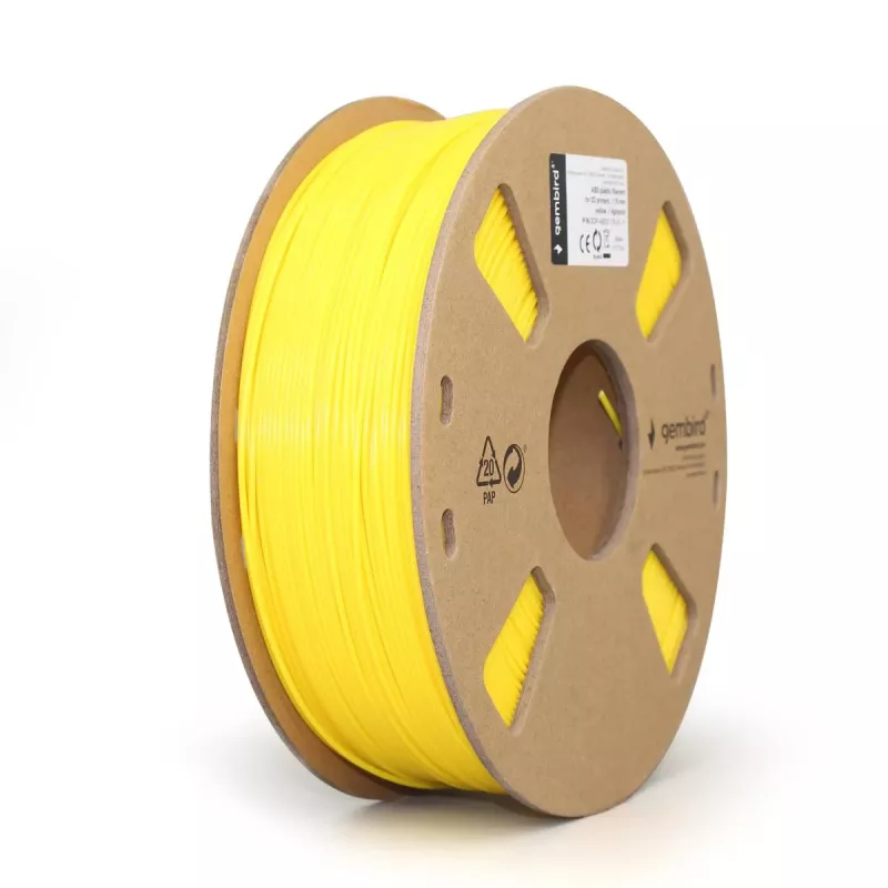 3D spausdinimo medžiaga ABS Gembird 3DP-ABS1.75-01-Y