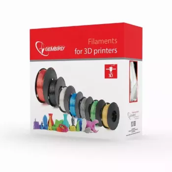 3D spausdinimo medžiaga Gembird 3DP-PLA+1.75-02-GR