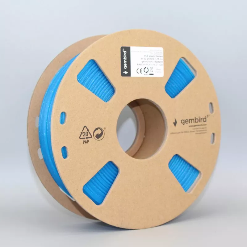3D spausdinimo medžiaga Gembird 3DP-PLA1.75-01-GB