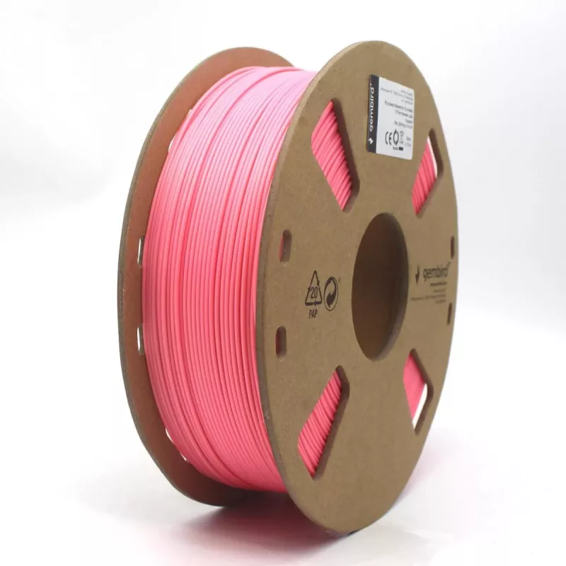3D spausdinimo medžiaga Gembird 3DP-PLA1.75-01-P rožinė 1 kg