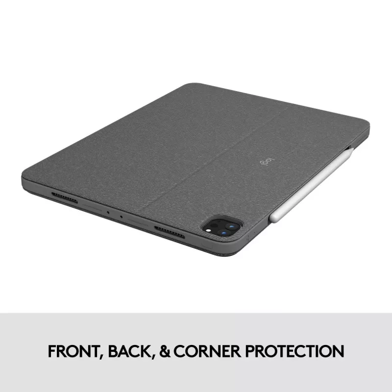 LOGITECH Combo Touch - iPad Pro 12.9in (5-os kartos) - anglų k. - Qwerty