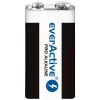 9 V šarminė baterija everActive EV6LR61-PRO, 9 V, 650 mAh, 26,4×48,5×16 mm, 1 vnt.