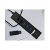 ICY BOX IB-HUB1700-U3 USB 3.2 Gen 1 (3.1 Gen 1) Type-A 5000 Mbit/s Juoda
