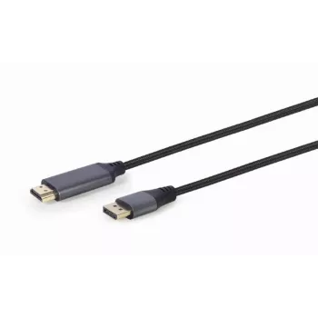 Vaizdo kabelio adapteris Gembird CC-DP-HDMI-4K-6 — DisplayPort į HDMI Type A, 1,8 m, 4K, juodas