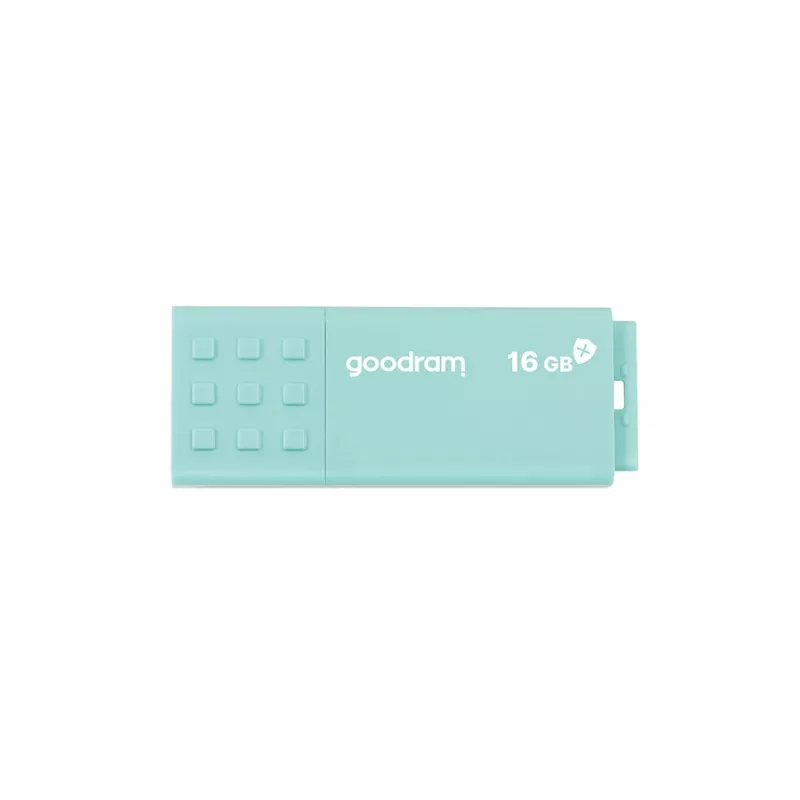 USB atmintukas GOODRAM UME3 CARE 16 GB USB Type-A 3.2 Gen 1 (skaitymo greitis 60 MB/s, rašymo greitis 20 MB/s) turkio spalvos
