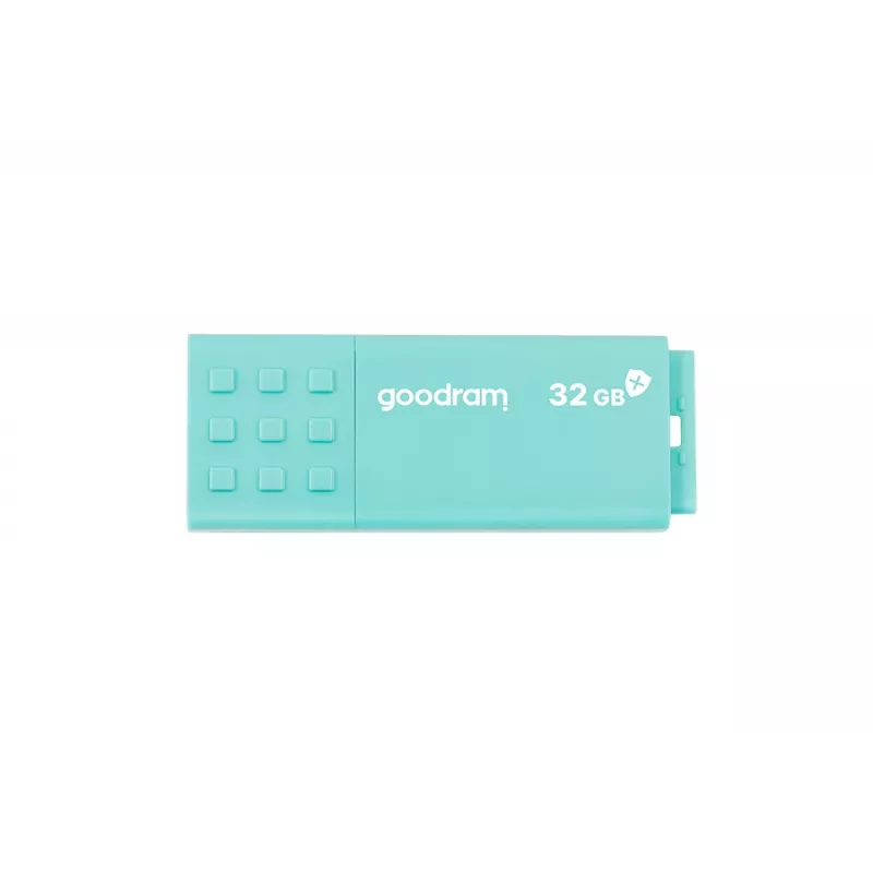 USB atmintinė GOODRAM UME3 32 GB USB Type-A 3.2 Gen 1 — turkio spalvos, 60 MB/s skaitymas, 20 MB/s rašymas
