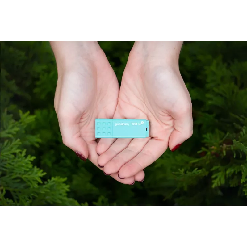 USB atmintinė GOODRAM UME3 32 GB USB Type-A 3.2 Gen 1 — turkio spalvos, 60 MB/s skaitymas, 20 MB/s rašymas