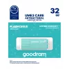USB atmintinė GOODRAM UME3 32 GB USB Type-A 3.2 Gen 1 — turkio spalvos, 60 MB/s skaitymas, 20 MB/s rašymas