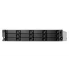 QNAP TL-R1200S-RP diskų talpyklos korpusas HDD/SSD korpusas Juoda, Pilka 2.5/3.5 colio