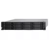 QNAP TL-R1200S-RP diskų talpyklos korpusas HDD/SSD korpusas Juoda, Pilka 2.5/3.5 colio
