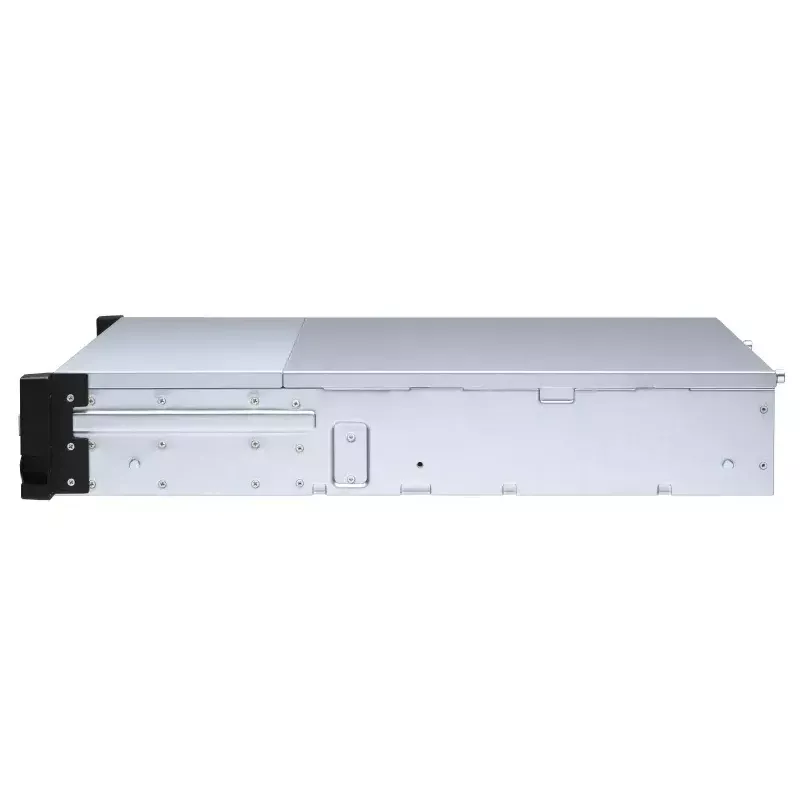 QNAP TL-R1200S-RP diskų talpyklos korpusas HDD/SSD korpusas Juoda, Pilka 2.5/3.5 colio
