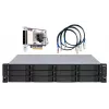 QNAP TL-R1200S-RP diskų talpyklos korpusas HDD/SSD korpusas Juoda, Pilka 2.5/3.5 colio