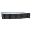 QNAP TL-R1200S-RP diskų talpyklos korpusas HDD/SSD korpusas Juoda, Pilka 2.5/3.5 colio
