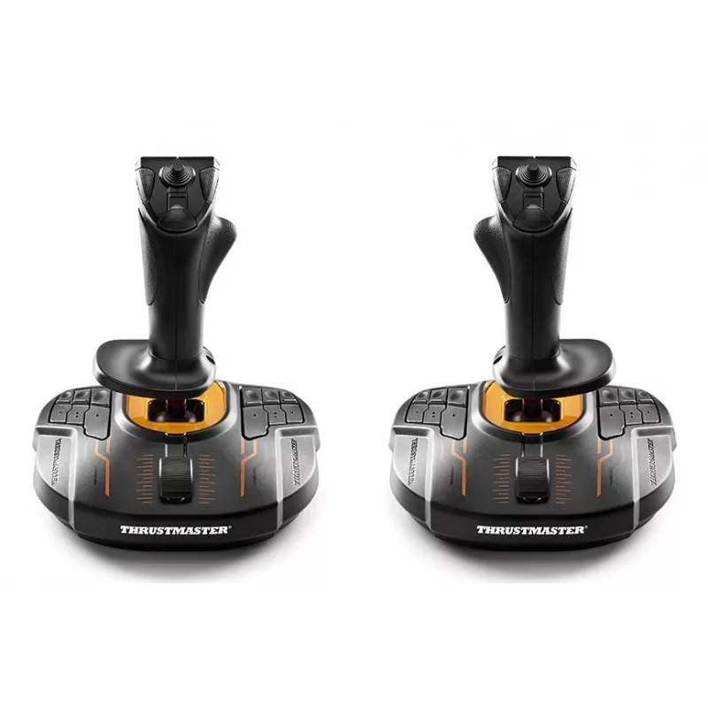 Thrustmaster T.16000M FCS SPACE SIM DUO Black, Orange USB Joystick Analogue / Digital PC