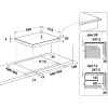 Whirlpool WS S4060 BF Black įmontuojama 60 cm zoninė indukcinė kaitlentė 4 zonos