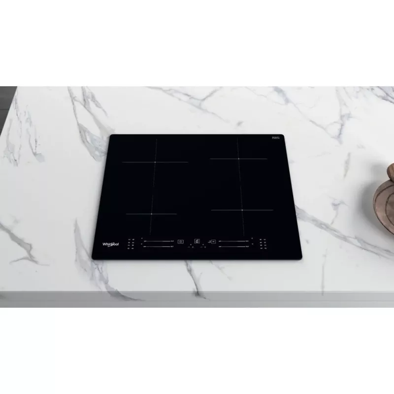 Whirlpool WS S4060 BF Black įmontuojama 60 cm zoninė indukcinė kaitlentė 4 zonos