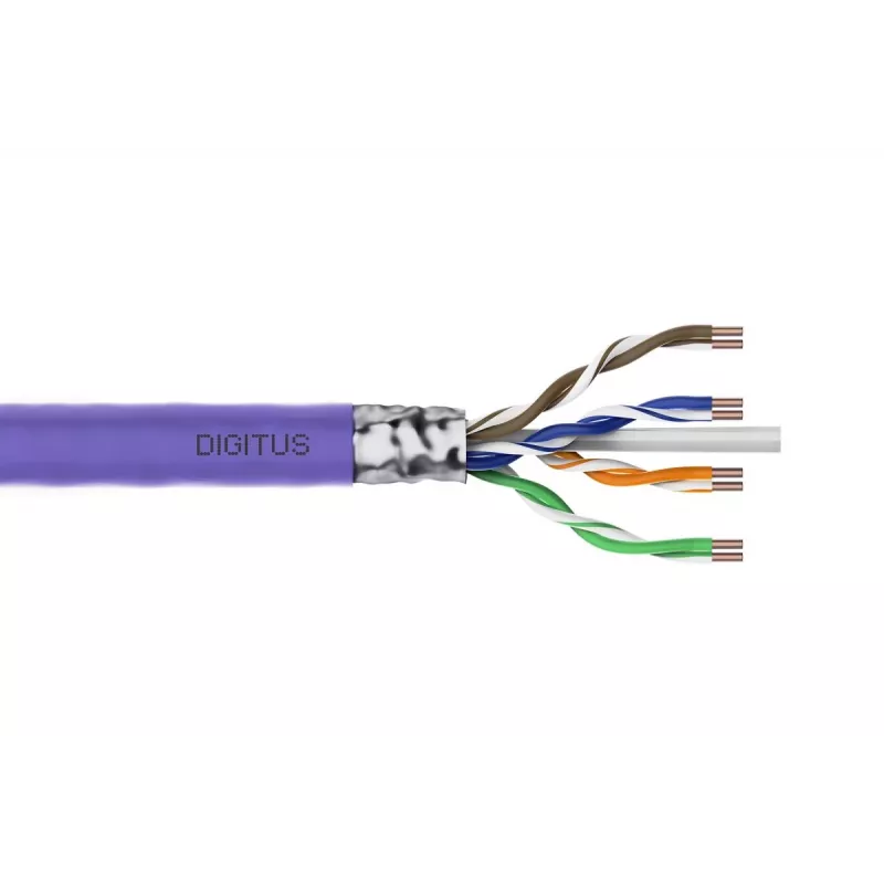 DIGITUS instaliacinis kabelis - CAT6 - F/UTP - B2ca - 500m - Violetinė