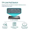 Valdomas jungiklis TP-Link TL-SG1210MPE 10 prievadų Gigabit su 8 prievadais PoE+