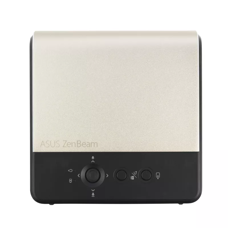 ASUS ZenBeam E2 standartinio projekcijos projektorius 300 ANSI liumenų DLP WVGA (854x480) Juoda, Auksinė