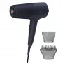 Philips 5000 serijos plaukų džiovintuvas BHD510/00, 2300 W, 6 šilumos / 6 greičio režimai, jonizacija, šalto oro pūtimas, koncentratorius ir difuzorius, tamsiai mėlynas, 1,8 m laidas