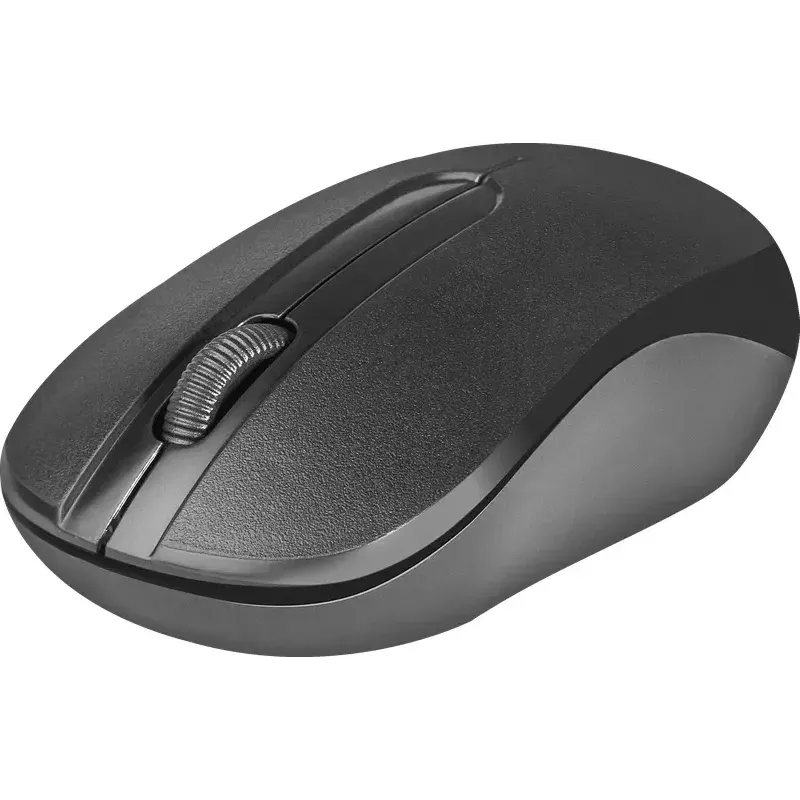 Belaidė optinė pelė DEFENDER HIT MM-495 RF, ambidekstrinė, 1600 DPI, USB RF imtuvas, juoda