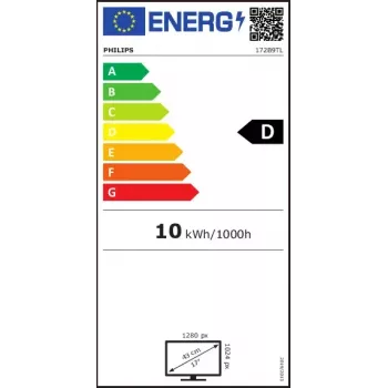 Philips 172B9TL/00 kompiuterio monitorius 43,2 cm (17 colių) 1280 x 1024 pikselių Full HD LCD lietimui jautrus ekranas Juoda
