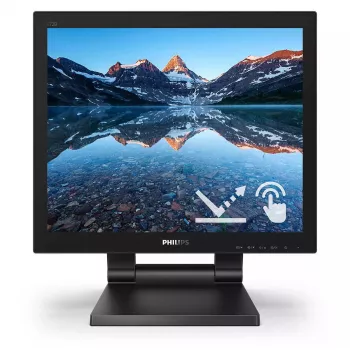 Philips 172B9TL/00 kompiuterio monitorius 43,2 cm (17 colių) 1280 x 1024 pikselių Full HD LCD lietimui jautrus ekranas Juoda