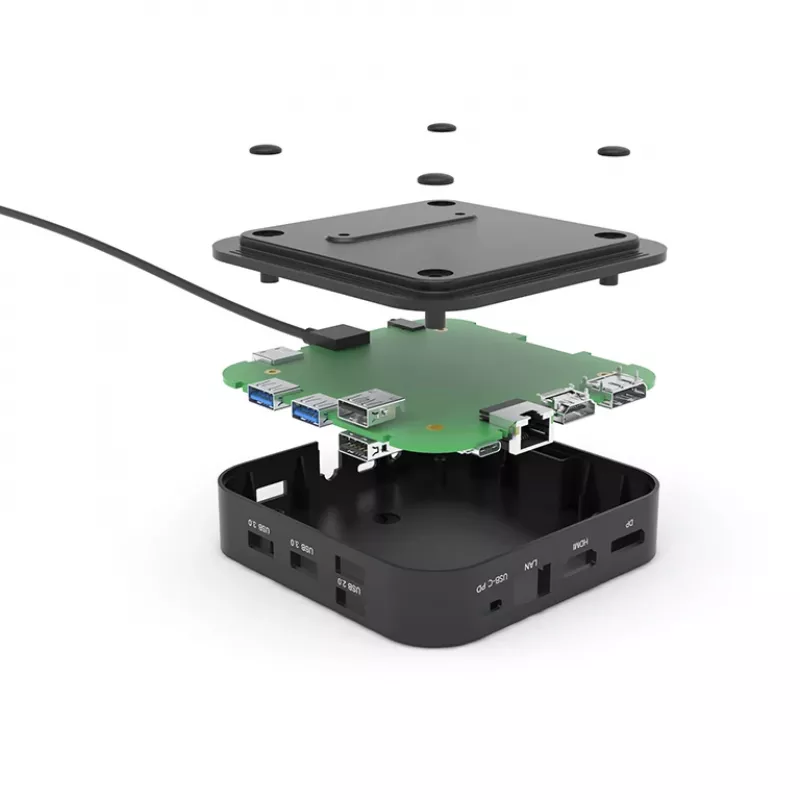 i-tec USB-C HDMI DP dokų stotelė su 100 W galios tiekimu