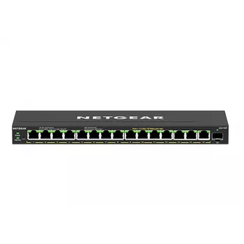 NETGEAR GS316EP-100PES tinklo jungiklis Valdomas Gigabit Ethernet (10/100/1000) Power over Ethernet (PoE) Juoda