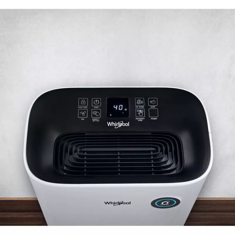 Drėkintuvas Whirlpool DE20W5252 6,5 l 44 dB 420 W juoda balta