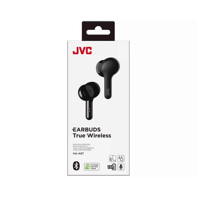 JVC HA-A8T-B Ausinės True Wireless Stereo (TWS) Įstatomos Muzikai Juodos
